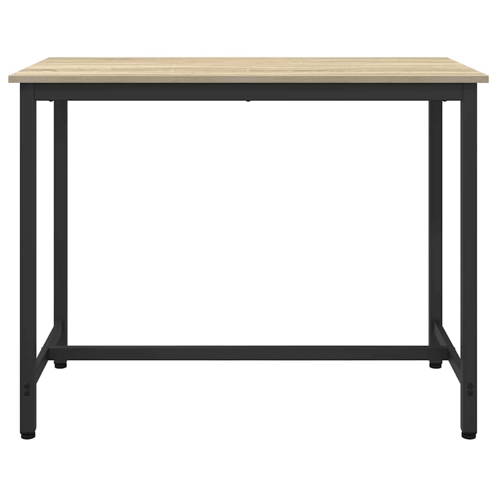 vidaXL stół Dąb Sonoma 100 x 50 x 76,5 cm Drewno inżynieryjne i stal