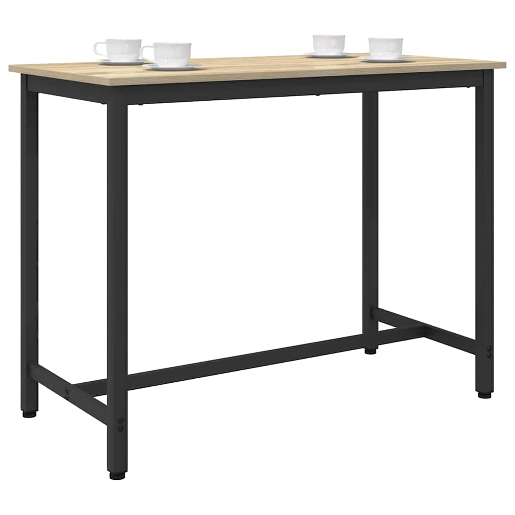 vidaXL stół Dąb Sonoma 100 x 50 x 76,5 cm Drewno inżynieryjne i stal