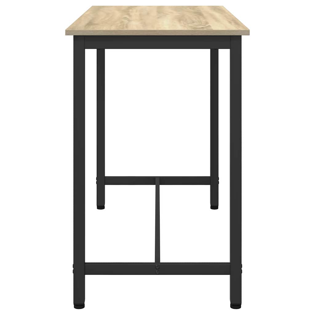 vidaXL stół Dąb Sonoma 100 x 50 x 76,5 cm Drewno inżynieryjne i stal