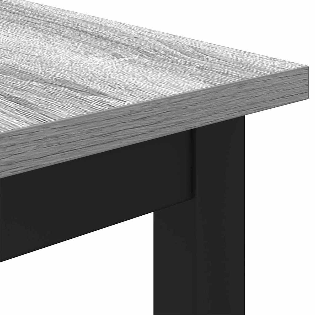 vidaXL stół Szary Sonoma 100 x 50 x 76,5 cm Drewno inżynieryjne i stal