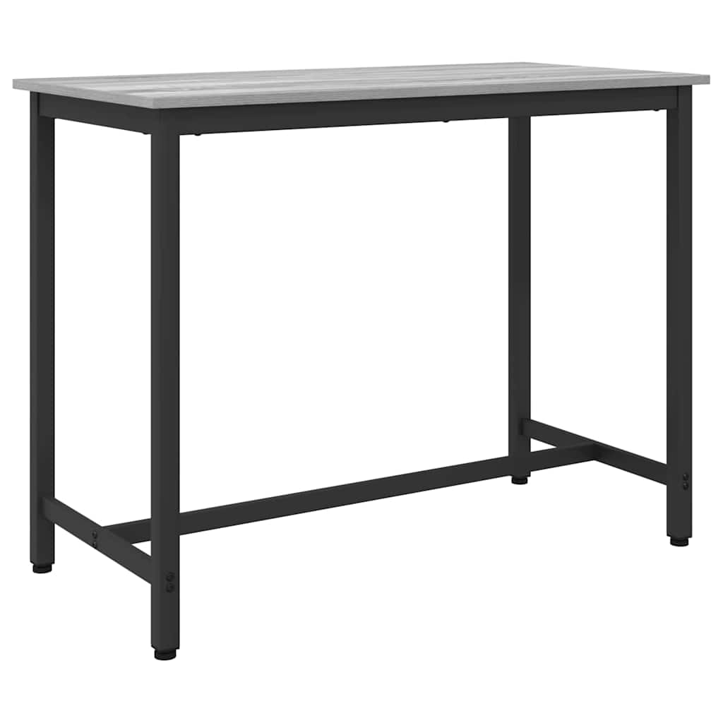 vidaXL stół Szary Sonoma 100 x 50 x 76,5 cm Drewno inżynieryjne i stal