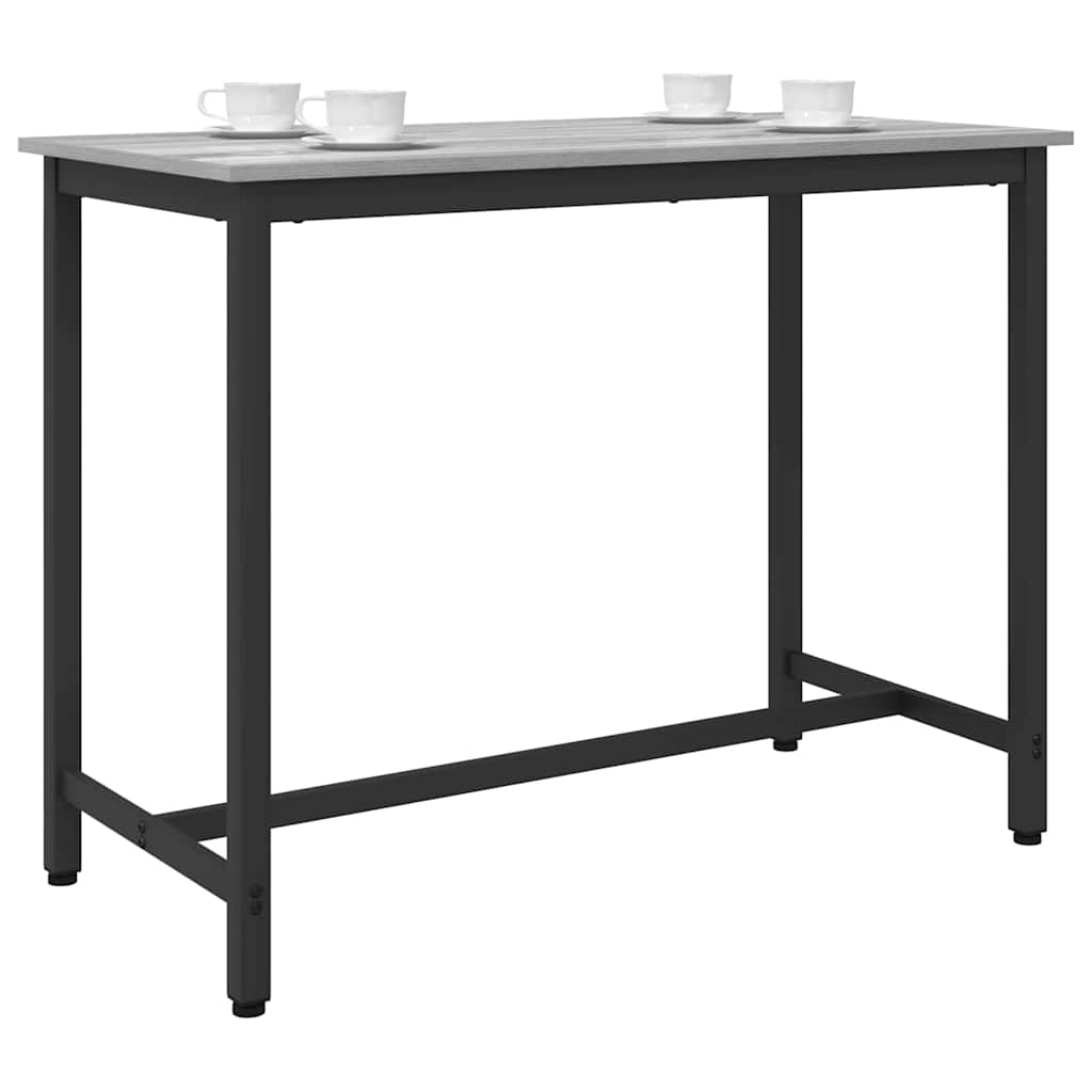 vidaXL stół Szary Sonoma 100 x 50 x 76,5 cm Drewno inżynieryjne i stal