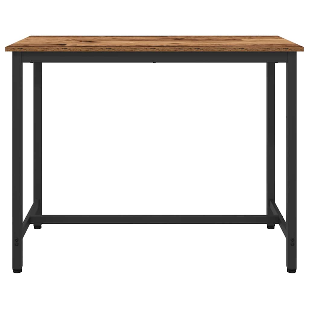 vidaXL stół Stare drewno 100 x 50 x 76,5 cm Drewno inżynieryjne i stal