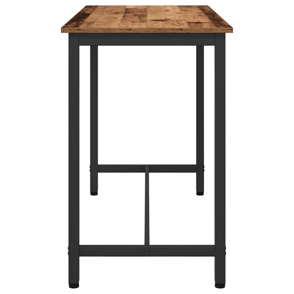 vidaXL stół Stare drewno 100 x 50 x 76,5 cm Drewno inżynieryjne i stal