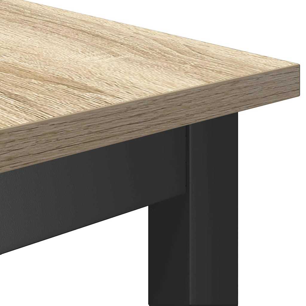 vidaXL Ławka jadalniana 2 pcs Dąb Sonoma 100 x 32,5 x 48,5 cm