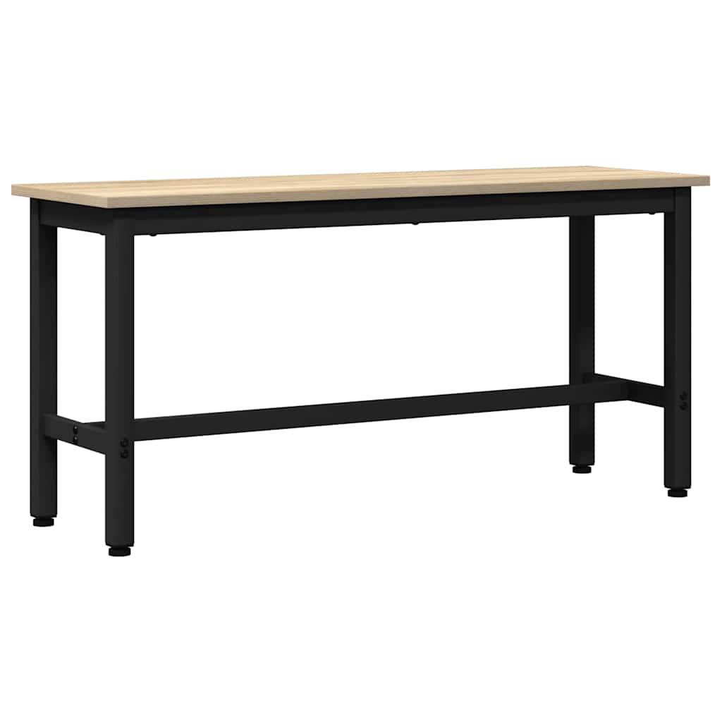 vidaXL Ławka jadalniana 2 pcs Dąb Sonoma 100 x 32,5 x 48,5 cm