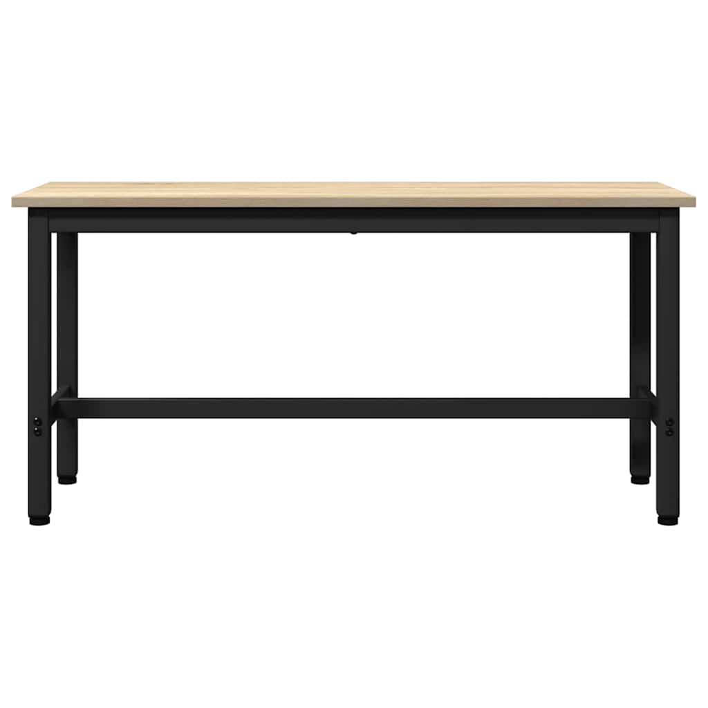 vidaXL Ławka jadalniana 2 pcs Dąb Sonoma 100 x 32,5 x 48,5 cm