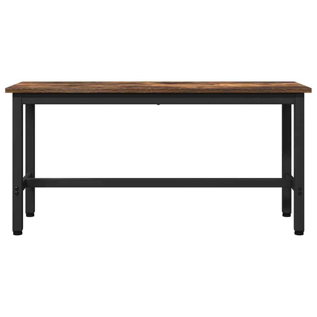 vidaXL Ławka jadalniana 2 pcs Dąb wędzony 100 x 32,5 x 48,5 cm