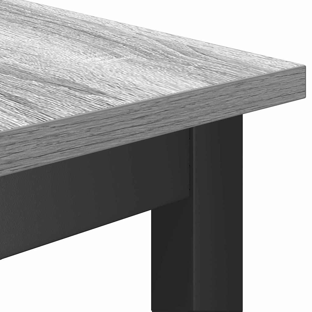 vidaXL Ławka jadalniana Szary Sonoma 100 x 32,5 x 48,5 cm