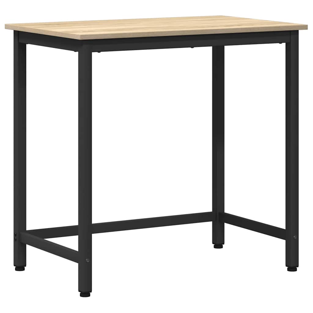 vidaXL stół Dąb Sonoma 100 x 50 x 76,5 cm Drewno inżynieryjne i stal