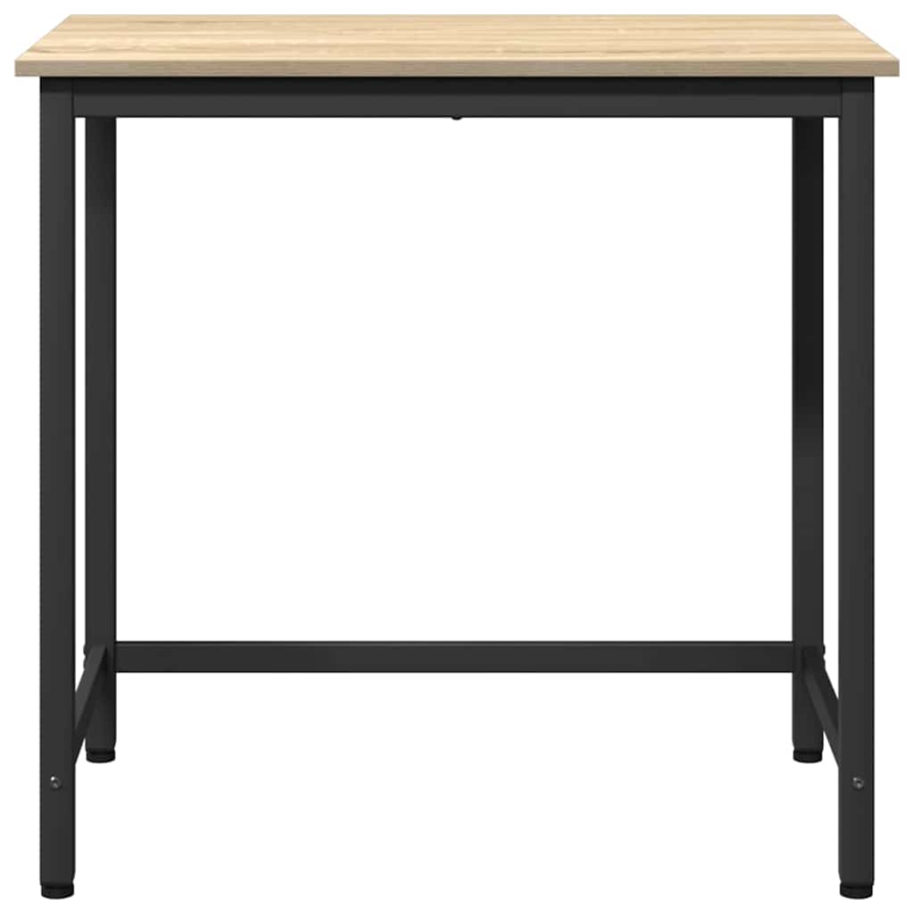 vidaXL stół Dąb Sonoma 100 x 50 x 76,5 cm Drewno inżynieryjne i stal
