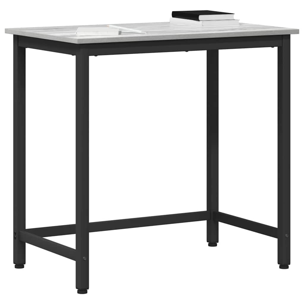 vidaXL stół Szary Sonoma 100 x 50 x 76,5 cm Drewno inżynieryjne i stal