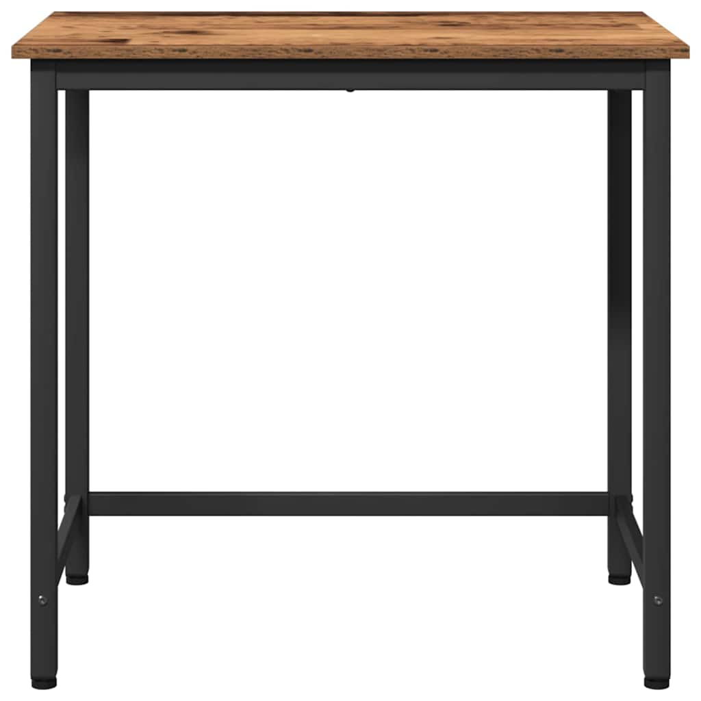vidaXL stół Stare drewno 100 x 50 x 76,5 cm Drewno inżynieryjne i stal