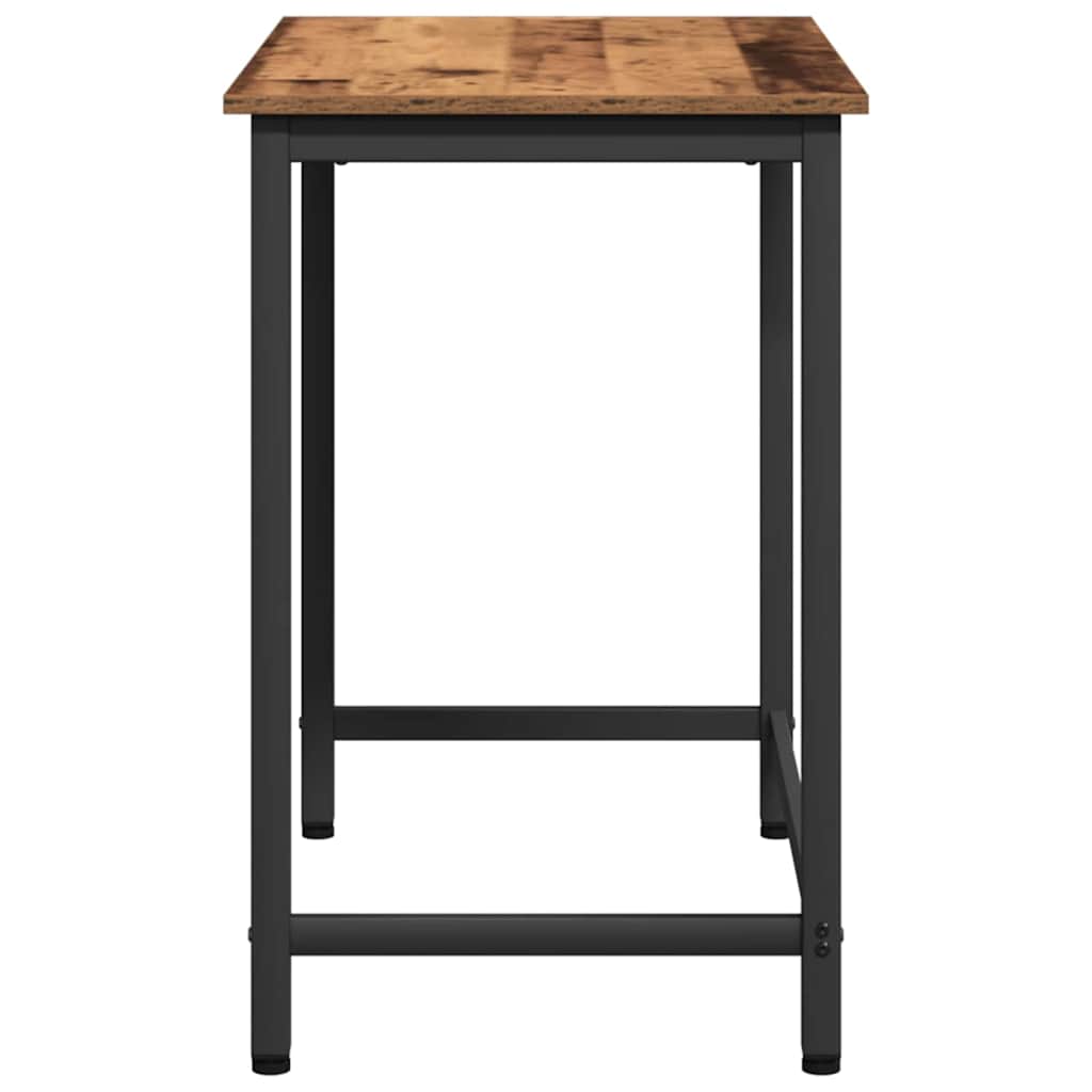 vidaXL stół Stare drewno 100 x 50 x 76,5 cm Drewno inżynieryjne i stal