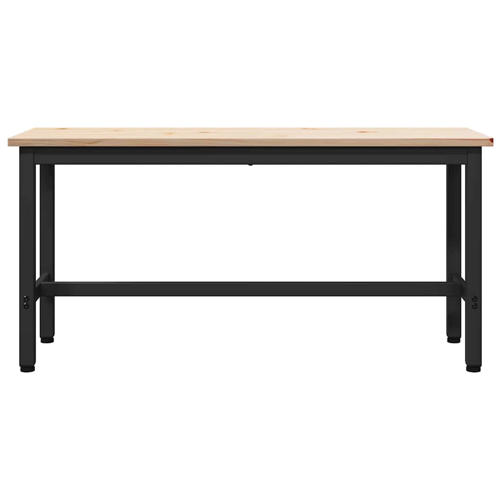 vidaXL Ławka jadalniana Naturalny 100 x 32,5 x 49 cm