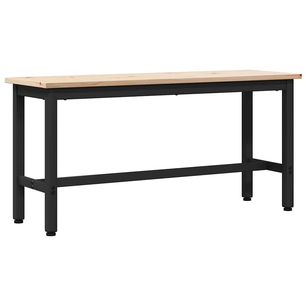 vidaXL Ławki do jadalni 2 pcs Naturalny 100 x 32,5 x 49 cm