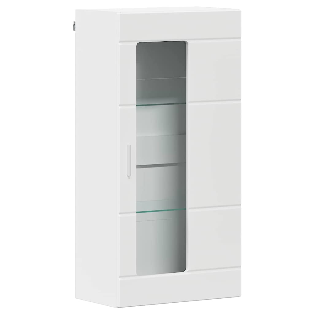 vidaXL Drewniana szafka Biały 50 x 29 x 100 cm Materiał drewnopochodny