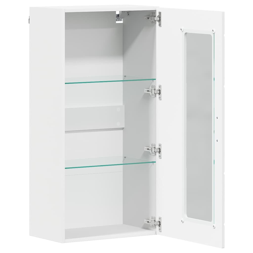 vidaXL Drewniana szafka Biały 50 x 29 x 100 cm Materiał drewnopochodny