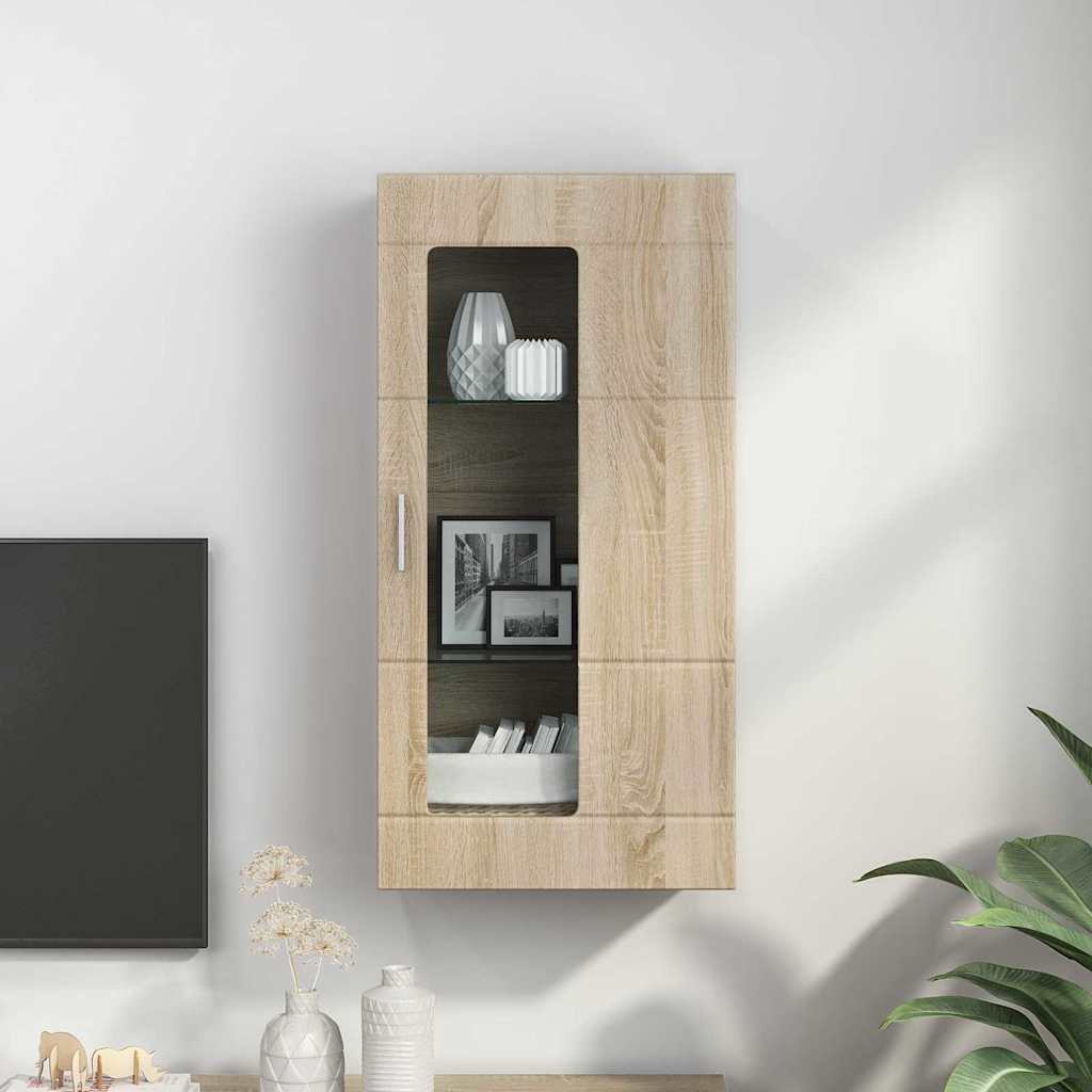 vidaXL Drewniana szafka z przechowywaniem Dąb Sonoma 50 x 29 x 100 cm