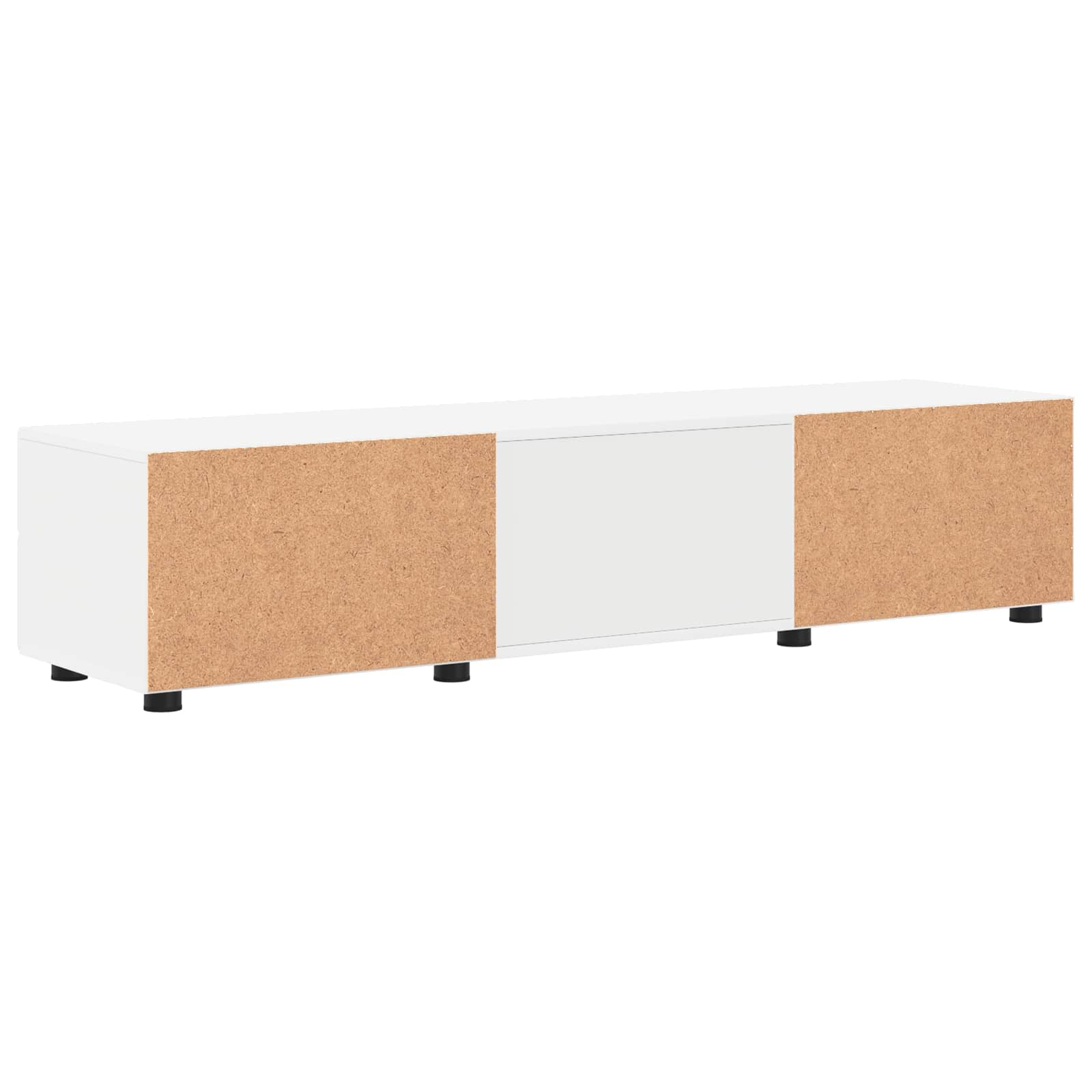 vidaXL Drewniana szafka Biały 150 x 39 x 30 cm Materiał drewnopochodny