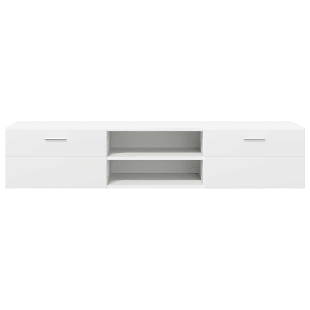 vidaXL Drewniana szafka Biały 150 x 39 x 30 cm Materiał drewnopochodny