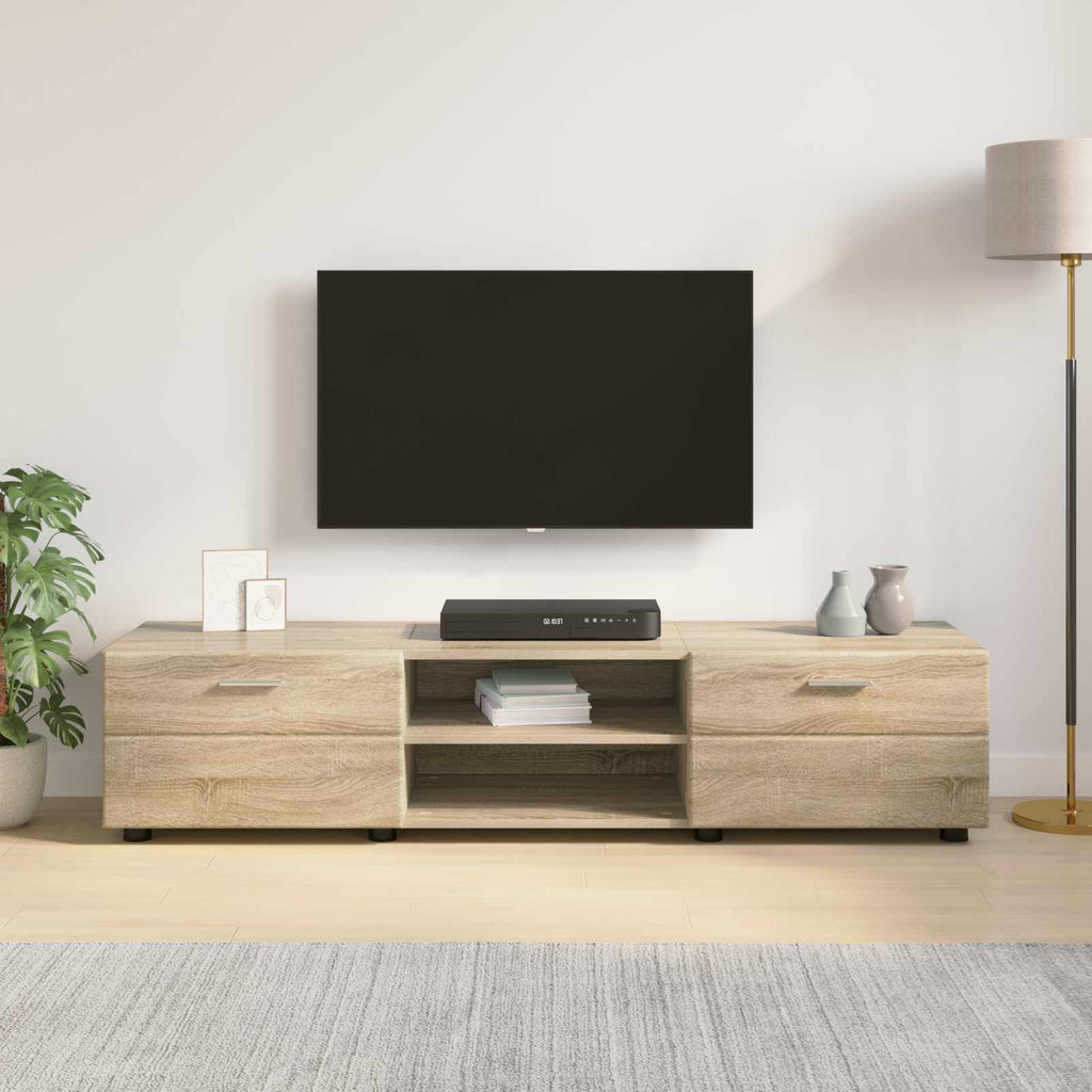 vidaXL Drewniana szafka z szufladą Dąb Sonoma 150 x 39 x 30 cm