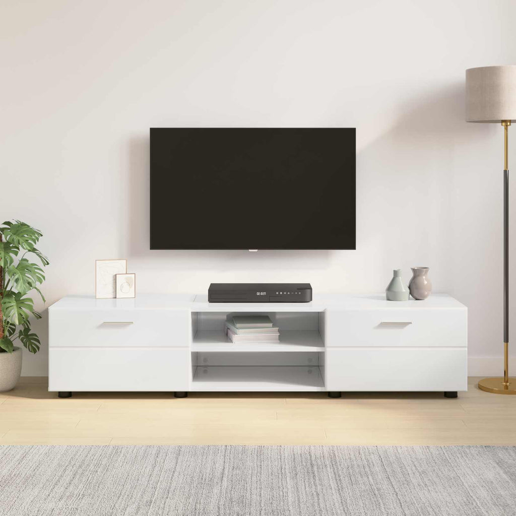 vidaXL Drewniana szafka z szufladą Betonowy szary 150 x 39 x 30 cm