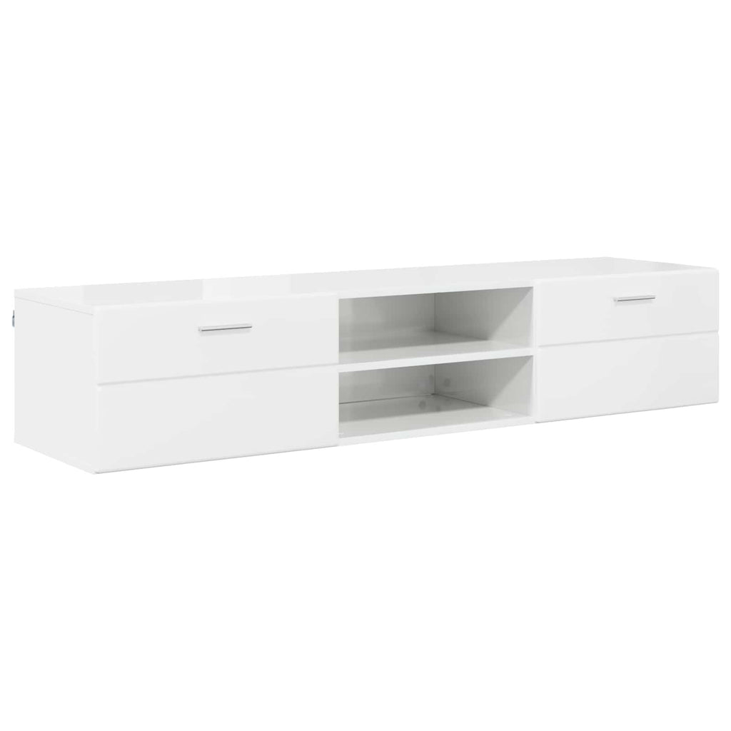 vidaXL Drewniana szafka z szufladą Betonowy szary 150 x 39 x 30 cm