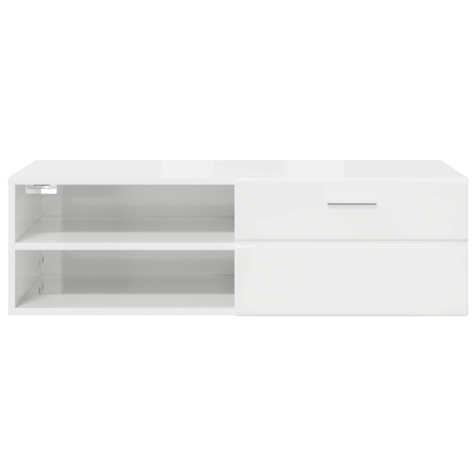 vidaXL Drewniana szafka z szufladą Betonowy szary 100,5 x 39 x 30 cm