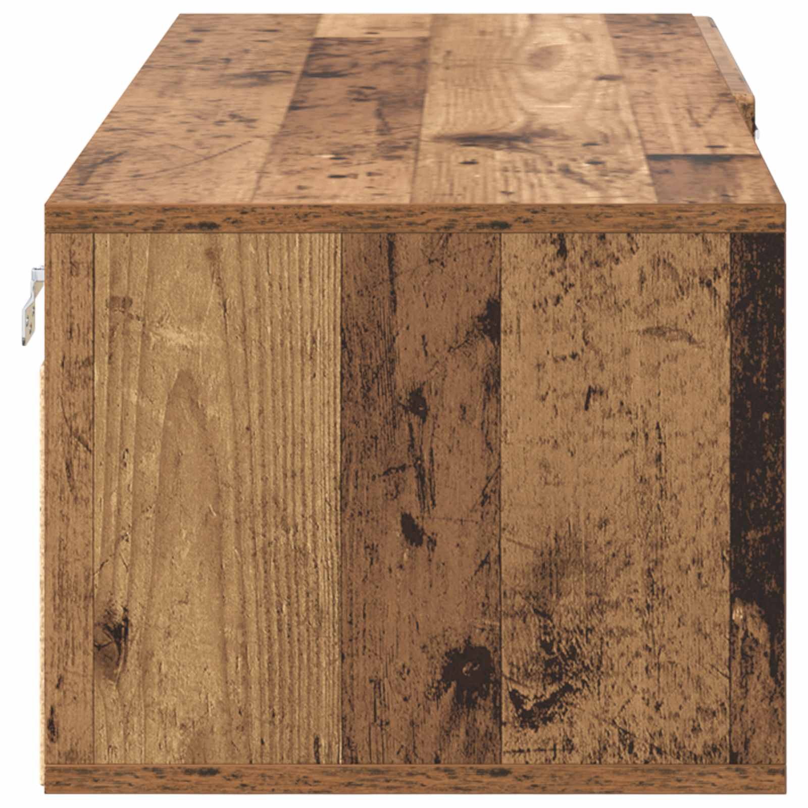 vidaXL Drewniana szafka z szufladą Stare drewno 100,5 x 39 x 30 cm