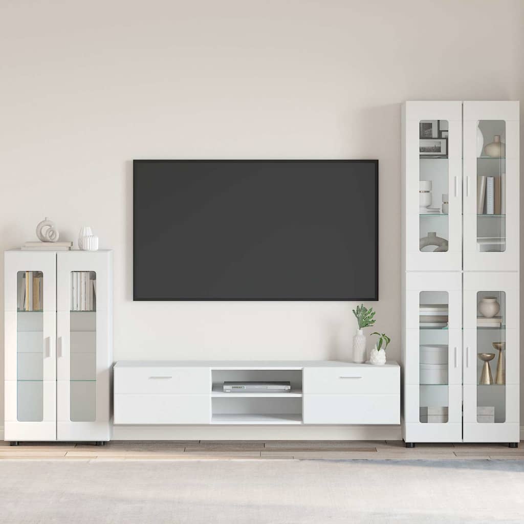 vidaXL Bufet FLORIN Biały 55,5 x 29 x 100 cm Materiał drewnopochodny
