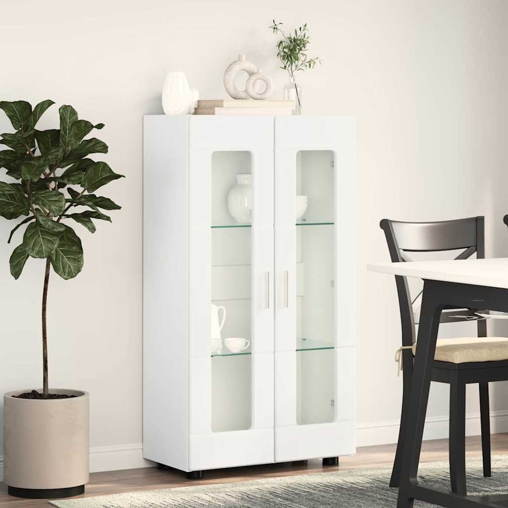 vidaXL Bufet FLORIN Biały 55,5 x 29 x 100 cm Materiał drewnopochodny