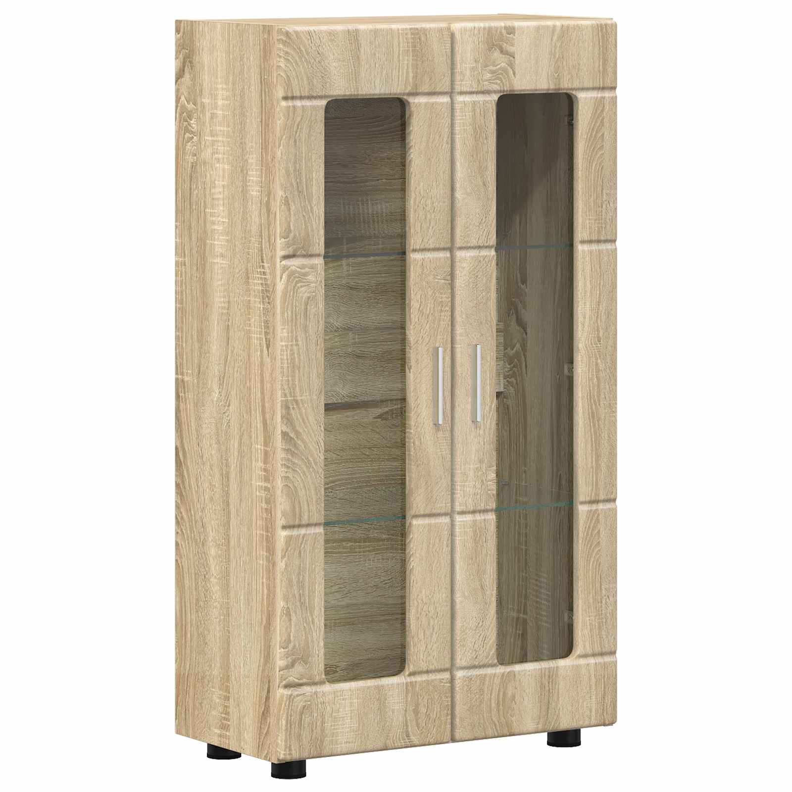 vidaXL Bufet FLORIN 55,5 x 29 x 100 cm Dąb Sonoma Drewno inżynieryjne