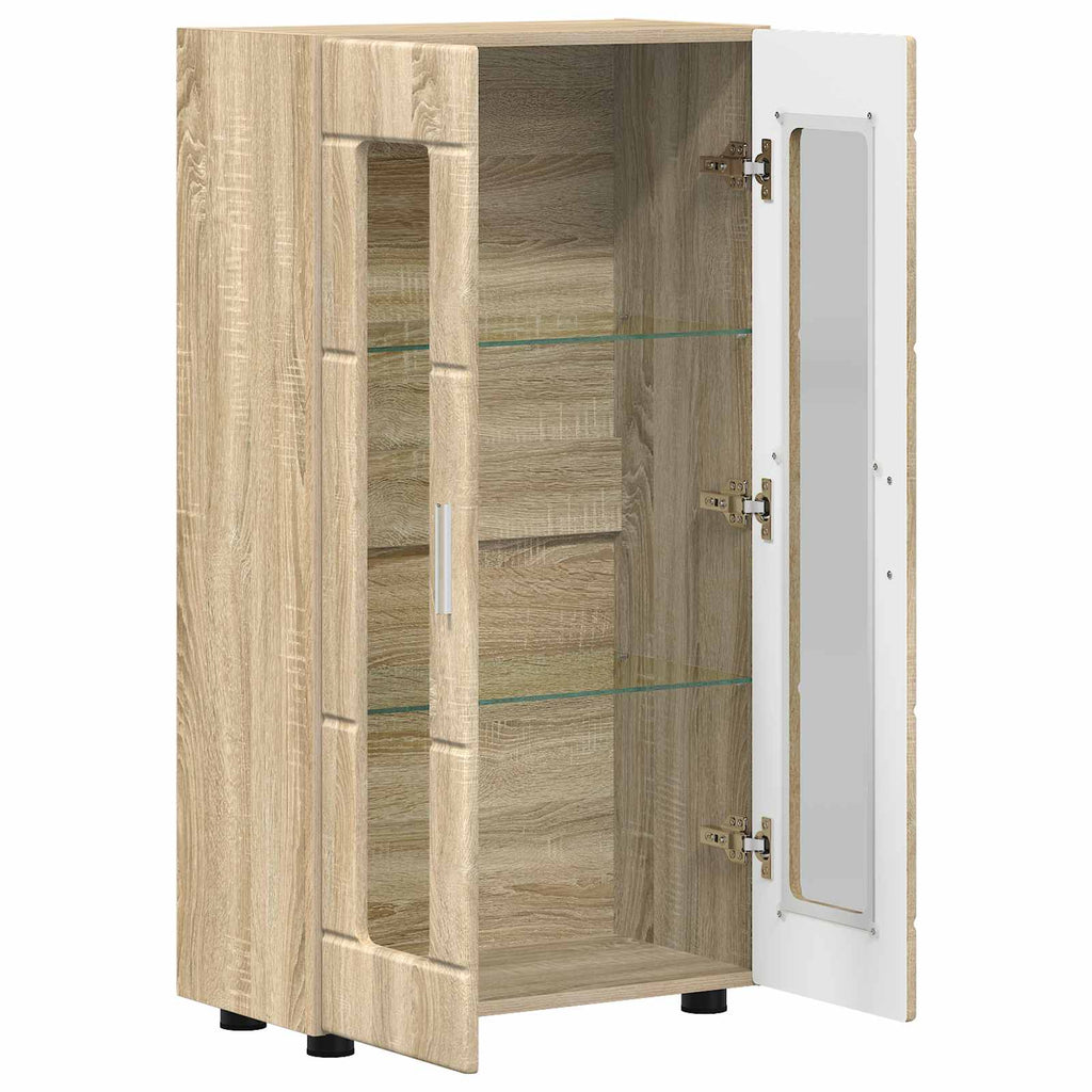 vidaXL Bufet FLORIN 55,5 x 29 x 100 cm Dąb Sonoma Drewno inżynieryjne