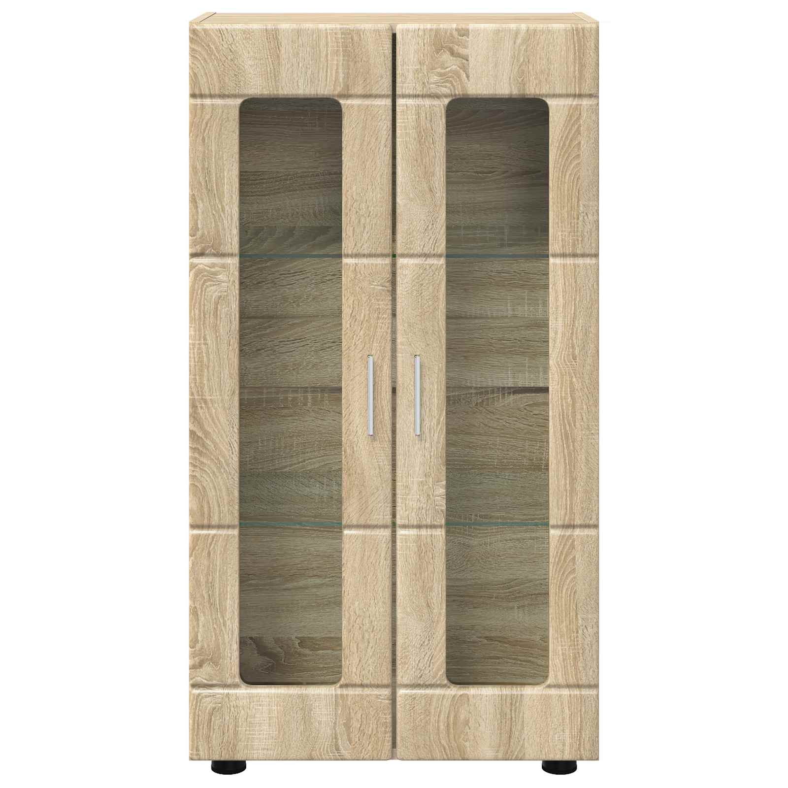 vidaXL Bufet FLORIN 55,5 x 29 x 100 cm Dąb Sonoma Drewno inżynieryjne