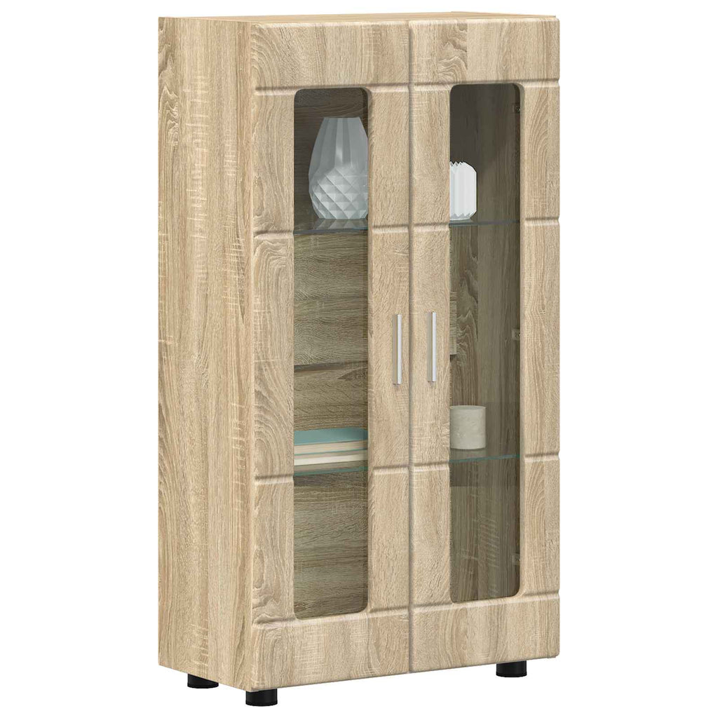 vidaXL Bufet FLORIN 55,5 x 29 x 100 cm Dąb Sonoma Drewno inżynieryjne