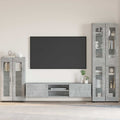 vidaXL Bufet FLORIN 55,5 x 29 x 100 cm Betonowy szary