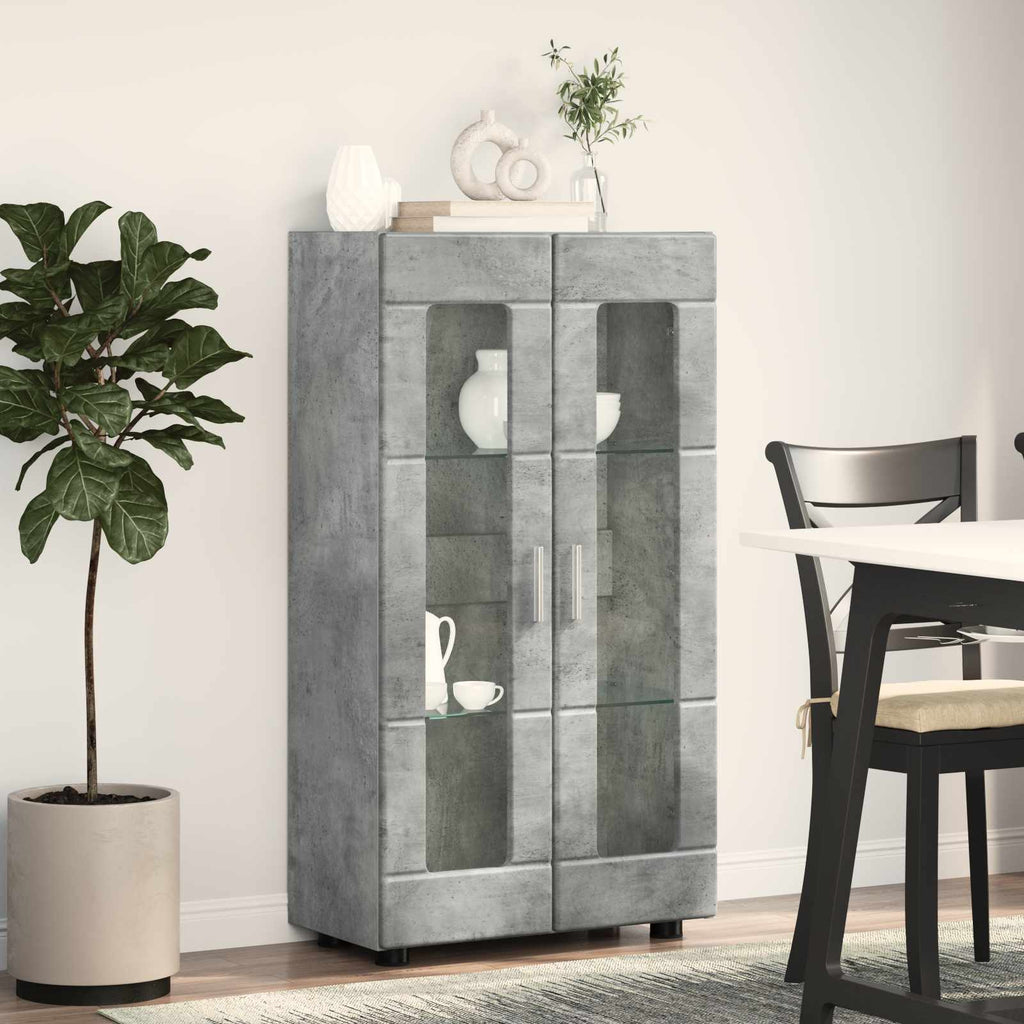 vidaXL Bufet FLORIN 55,5 x 29 x 100 cm Betonowy szary