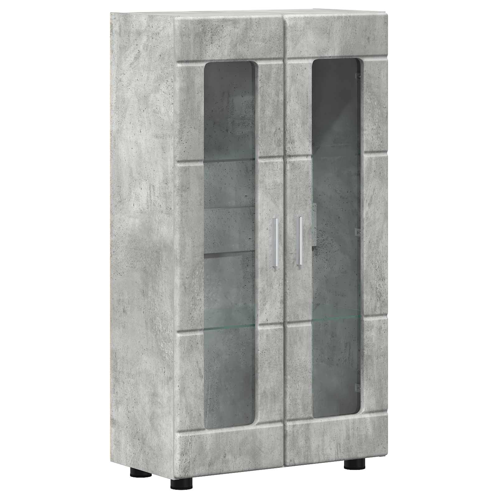 vidaXL Bufet FLORIN 55,5 x 29 x 100 cm Betonowy szary