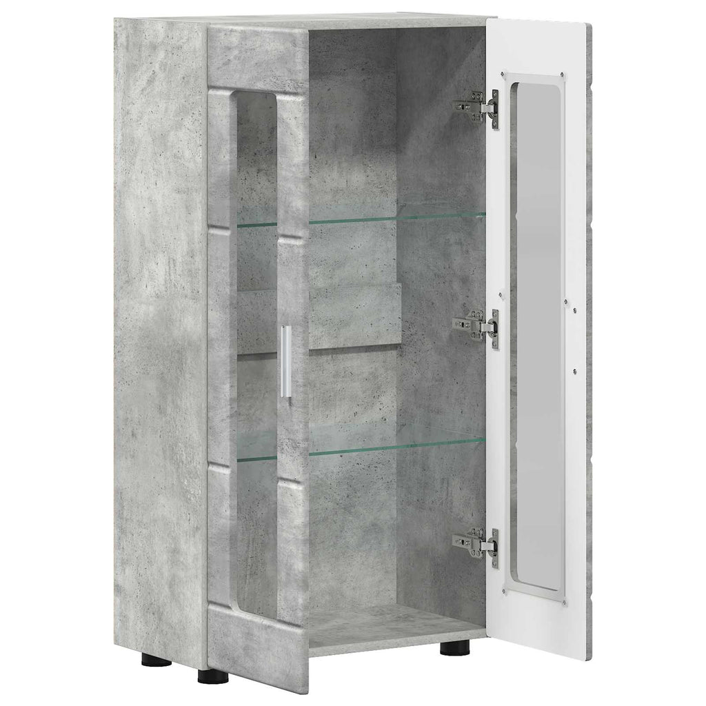 vidaXL Bufet FLORIN 55,5 x 29 x 100 cm Betonowy szary
