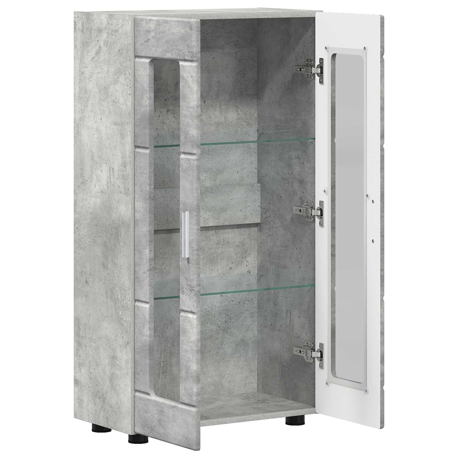 vidaXL Bufet FLORIN 55,5 x 29 x 100 cm Betonowy szary