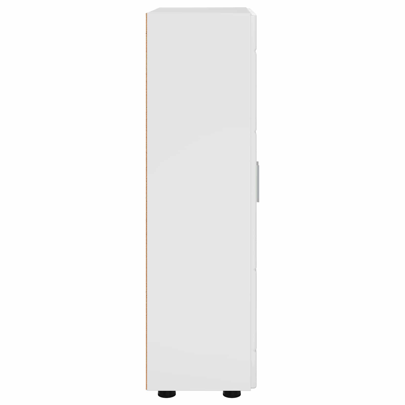 vidaXL Bufet FLORIN 55,5 x 29 x 100 cm Wysoki połysk biały