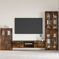 vidaXL Bufet FLORIN 55,5 x 29 x 100 cm Dąb wędzony Drewno inżynieryjne