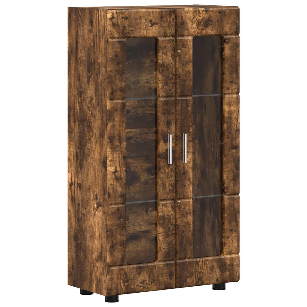 vidaXL Bufet FLORIN 55,5 x 29 x 100 cm Dąb wędzony Drewno inżynieryjne