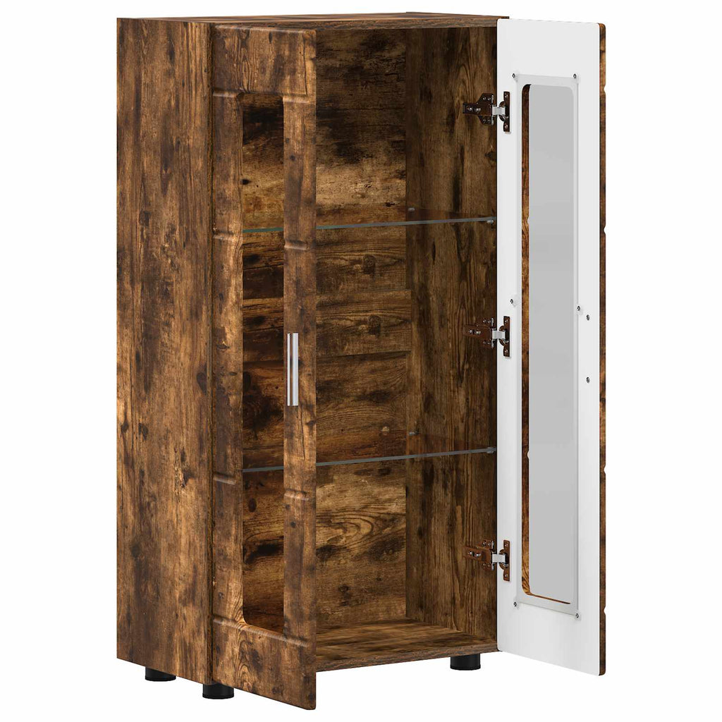 vidaXL Bufet FLORIN 55,5 x 29 x 100 cm Dąb wędzony Drewno inżynieryjne