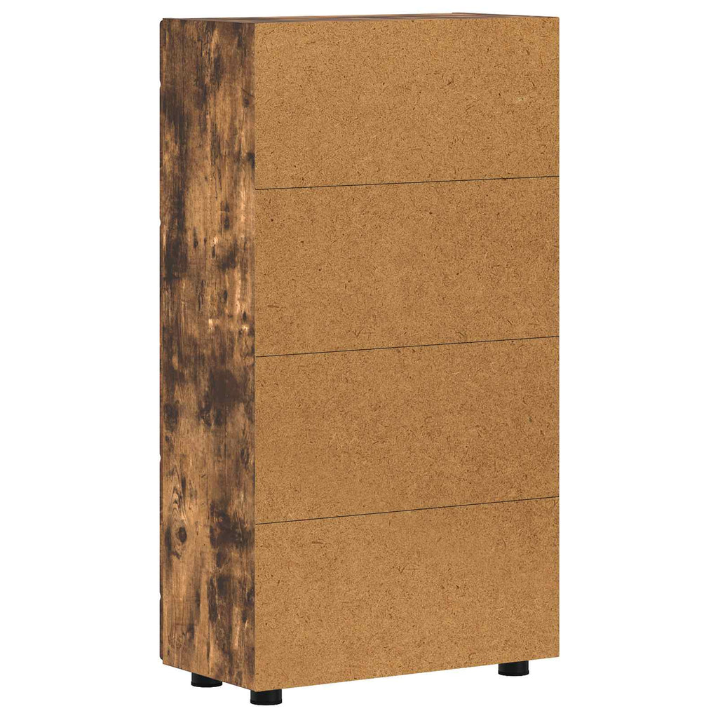 vidaXL Bufet FLORIN 55,5 x 29 x 100 cm Dąb wędzony Drewno inżynieryjne