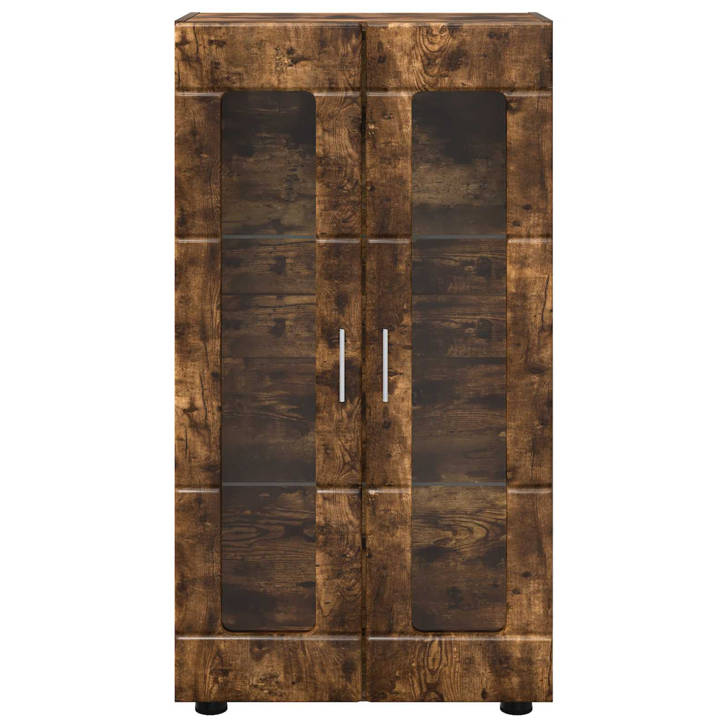 vidaXL Bufet FLORIN 55,5 x 29 x 100 cm Dąb wędzony Drewno inżynieryjne