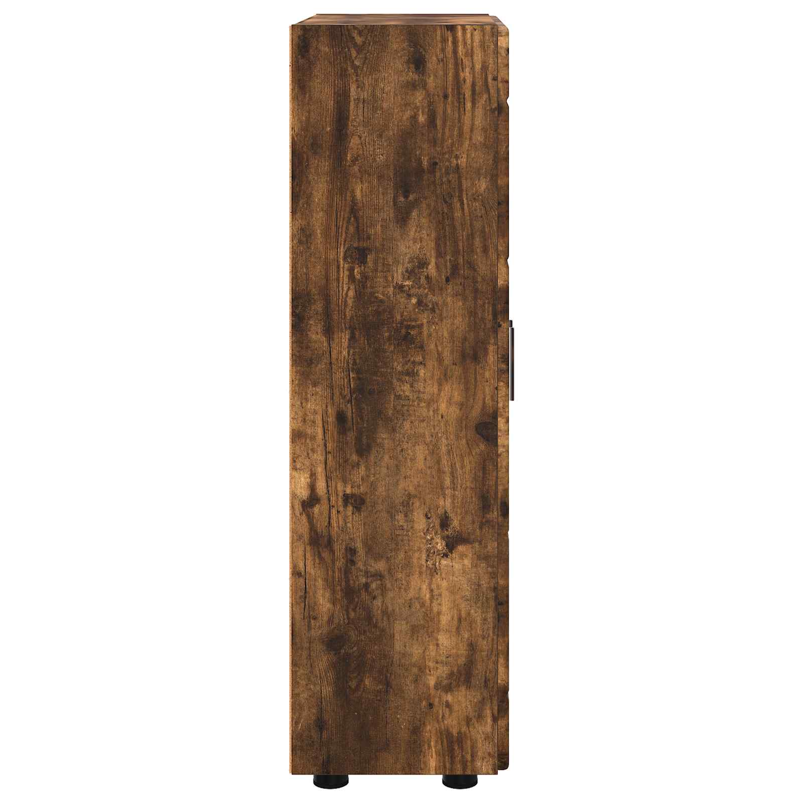 vidaXL Bufet z półką z drzwiami FLORIN Dąb wędzony 55,5 x 29 x 100 cm