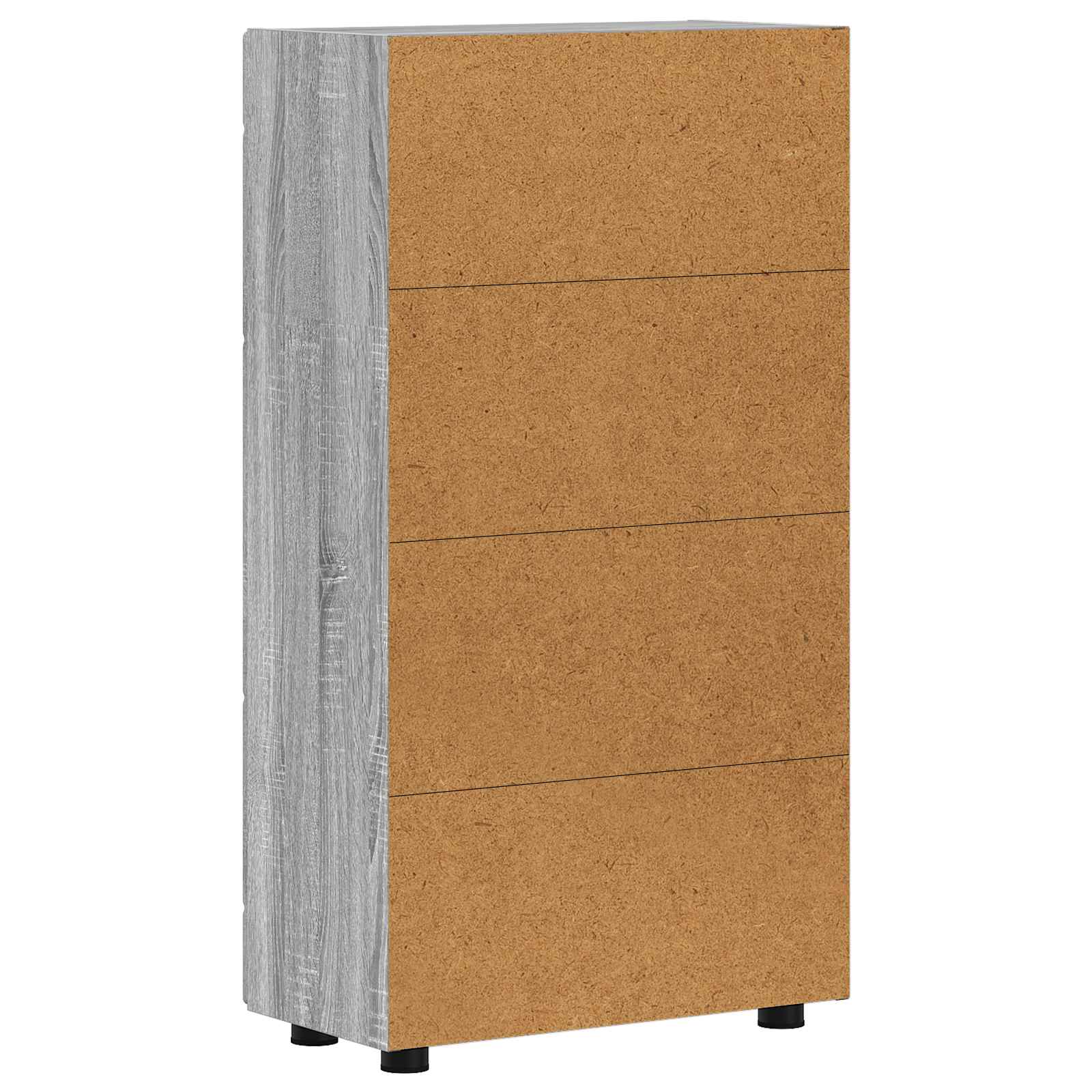 vidaXL Bufet FLORIN 55,5 x 29 x 100 cm Szary Sonoma