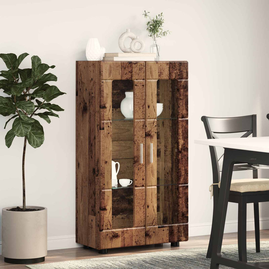vidaXL Bufet FLORIN 55,5 x 29 x 100 cm Stare drewno